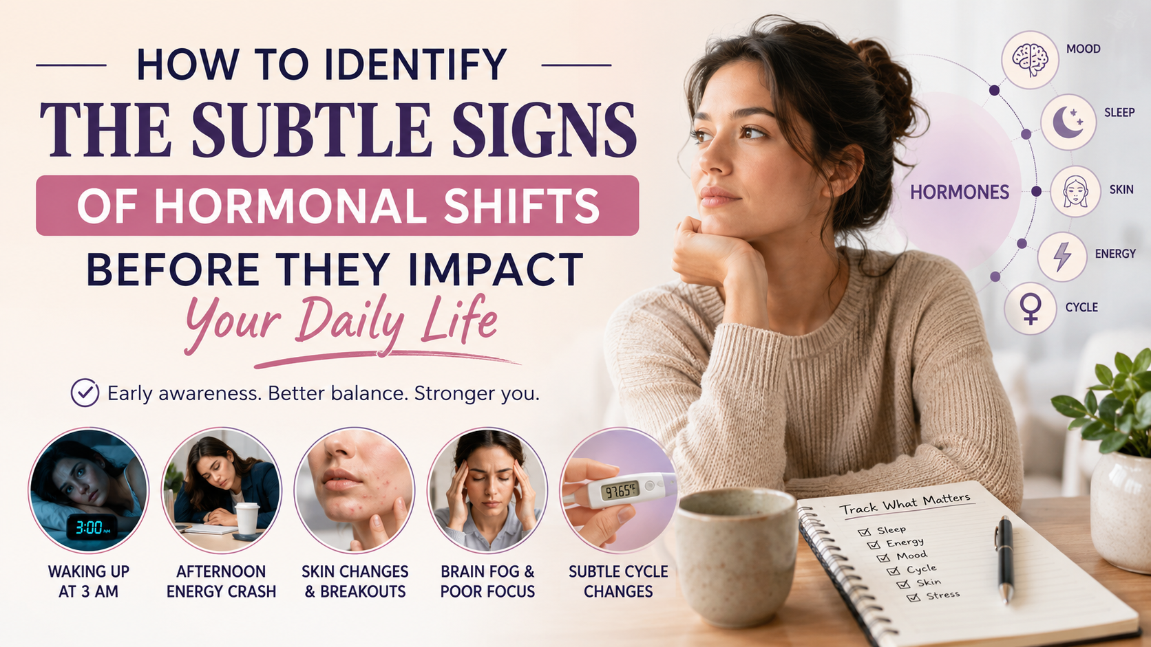 subtle signs of hormonal shifts