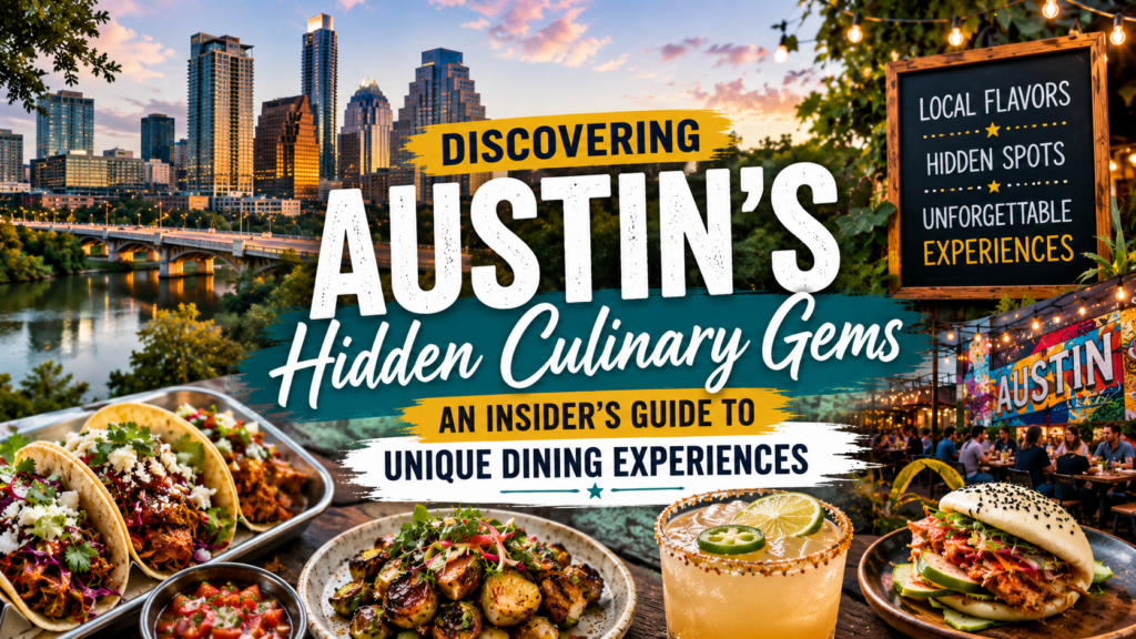 Austin's hidden culinary gems at sunset