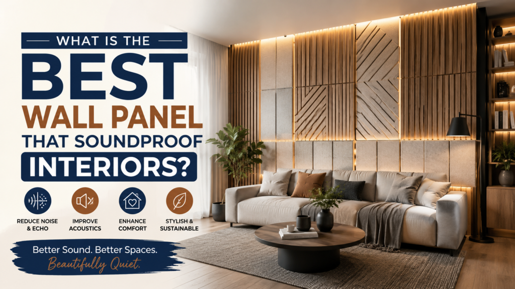 Best Wall Panel That Soundproof Interiors