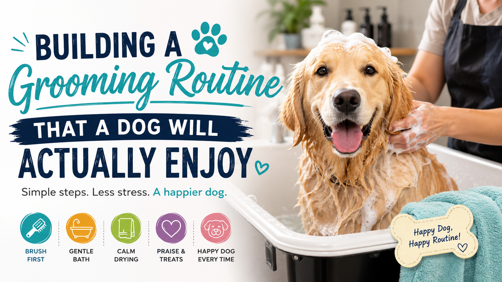 Building a Grooming Routine That a Dog Will Actually Enjoy