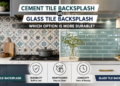 Cement Tile Backsplash