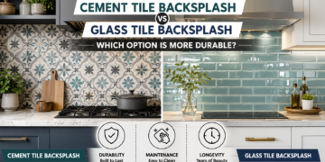 Cement Tile Backsplash
