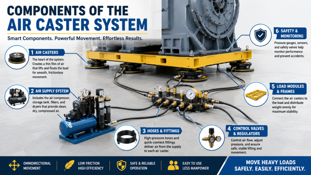 Components of the Air Caster System