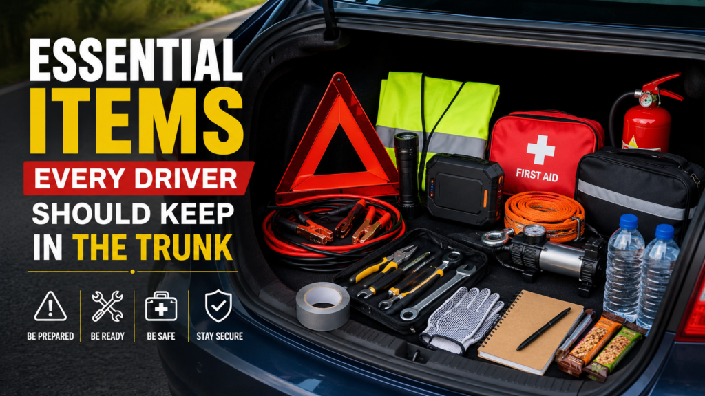 Essential Items Every Driver Should Keep in the Trunk