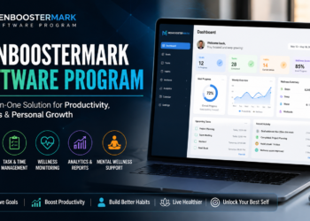 MenBoosterMark software dashboard mockup