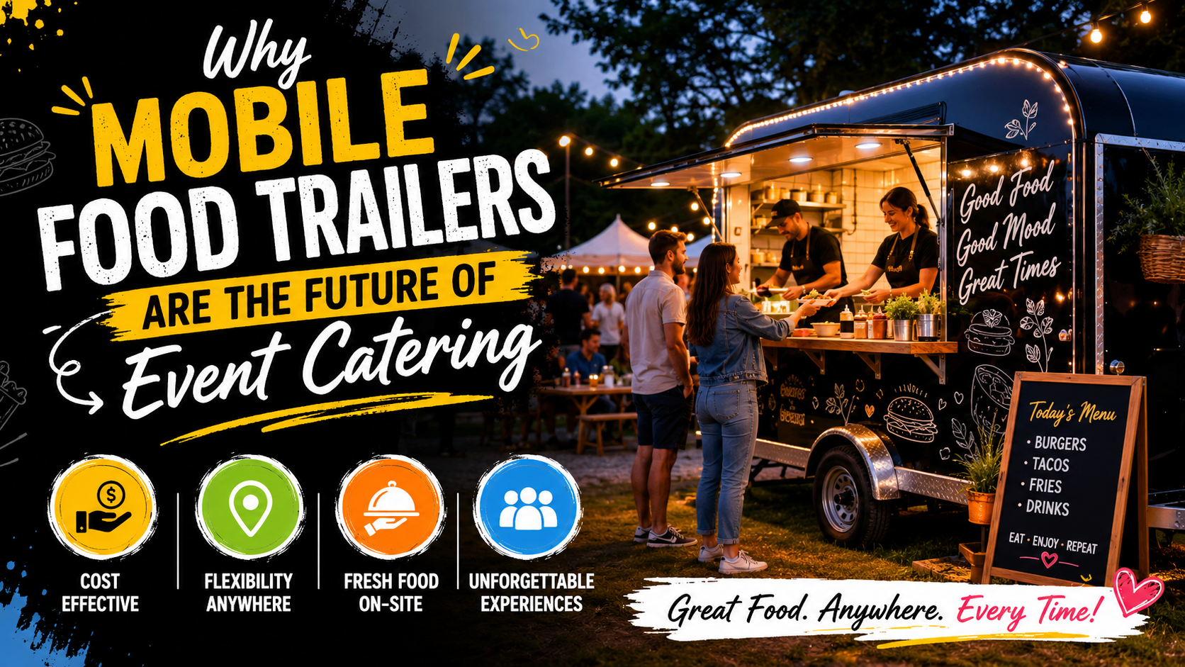 Mobile Food Trailers for Event Catering