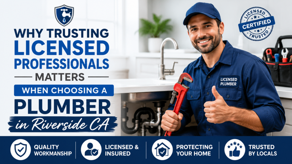 Plumber in Riverside CA