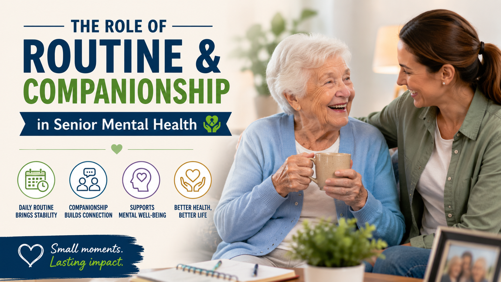 Routine and Companionship in Senior Mental Health
