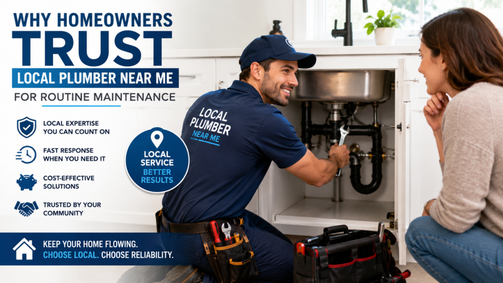 Trust your local plumber for reliability