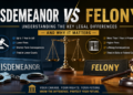 misdemeanor vs felony