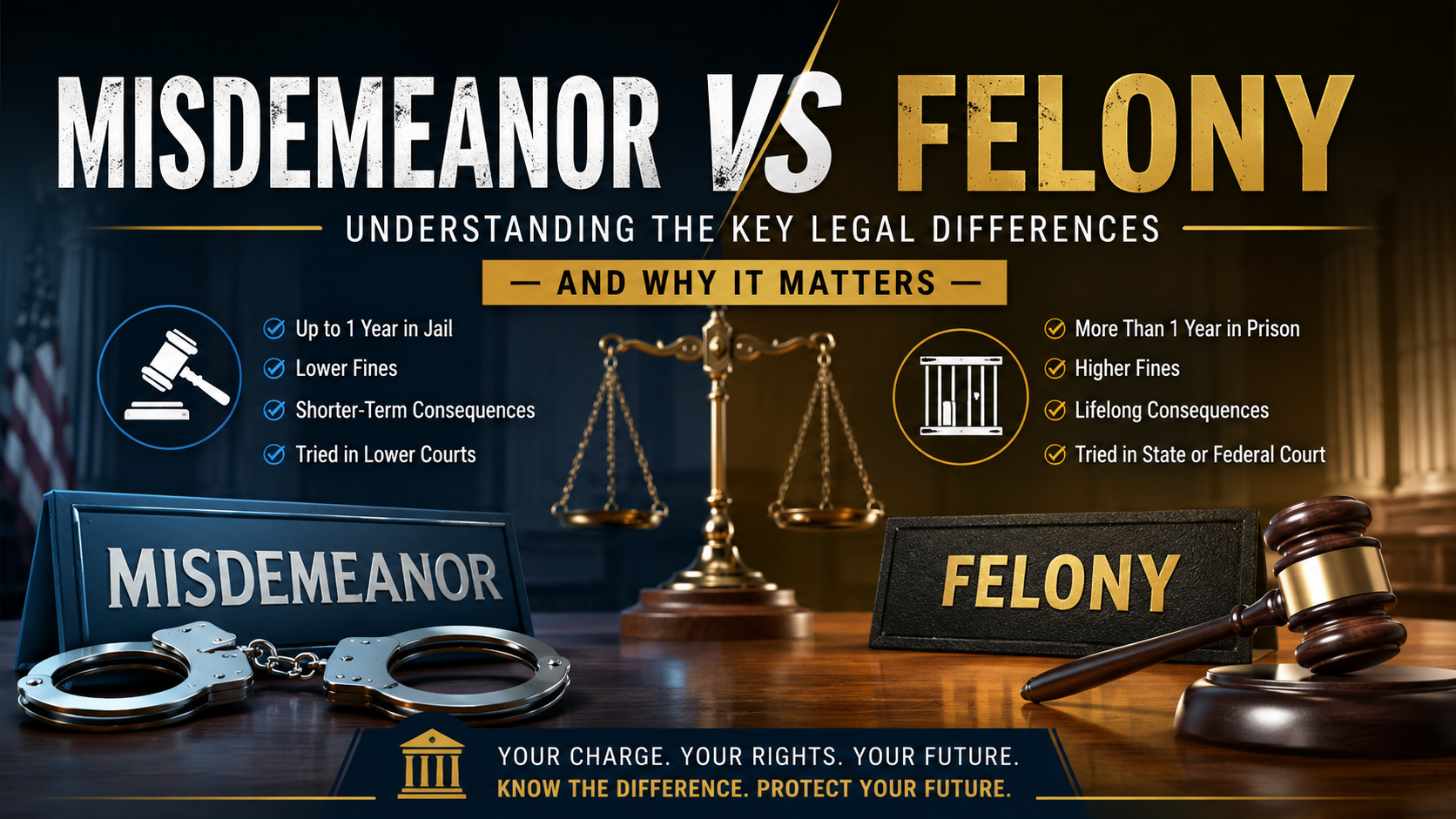 misdemeanor vs felony