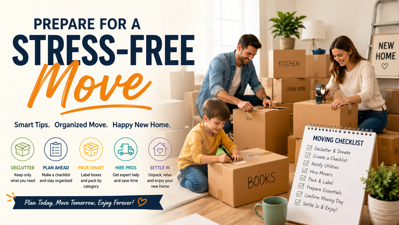prepare for a stress-free move
