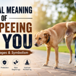 spiritual meaning of dog peeing on you