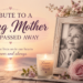 tribute to a loving mother who passed away