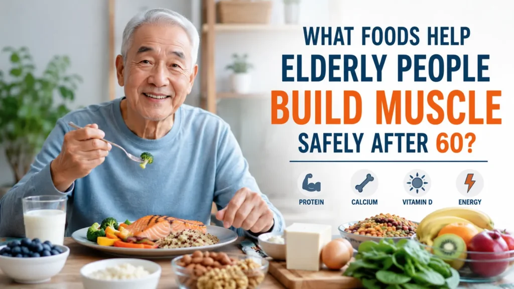 What Foods Help Elderly People Build Muscle Safely After 60
