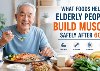 foods help elderly build muscle safely after 60