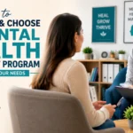 Choosing the right mental health treatment program with guidance from a licensed therapist during a professional counseling session.
