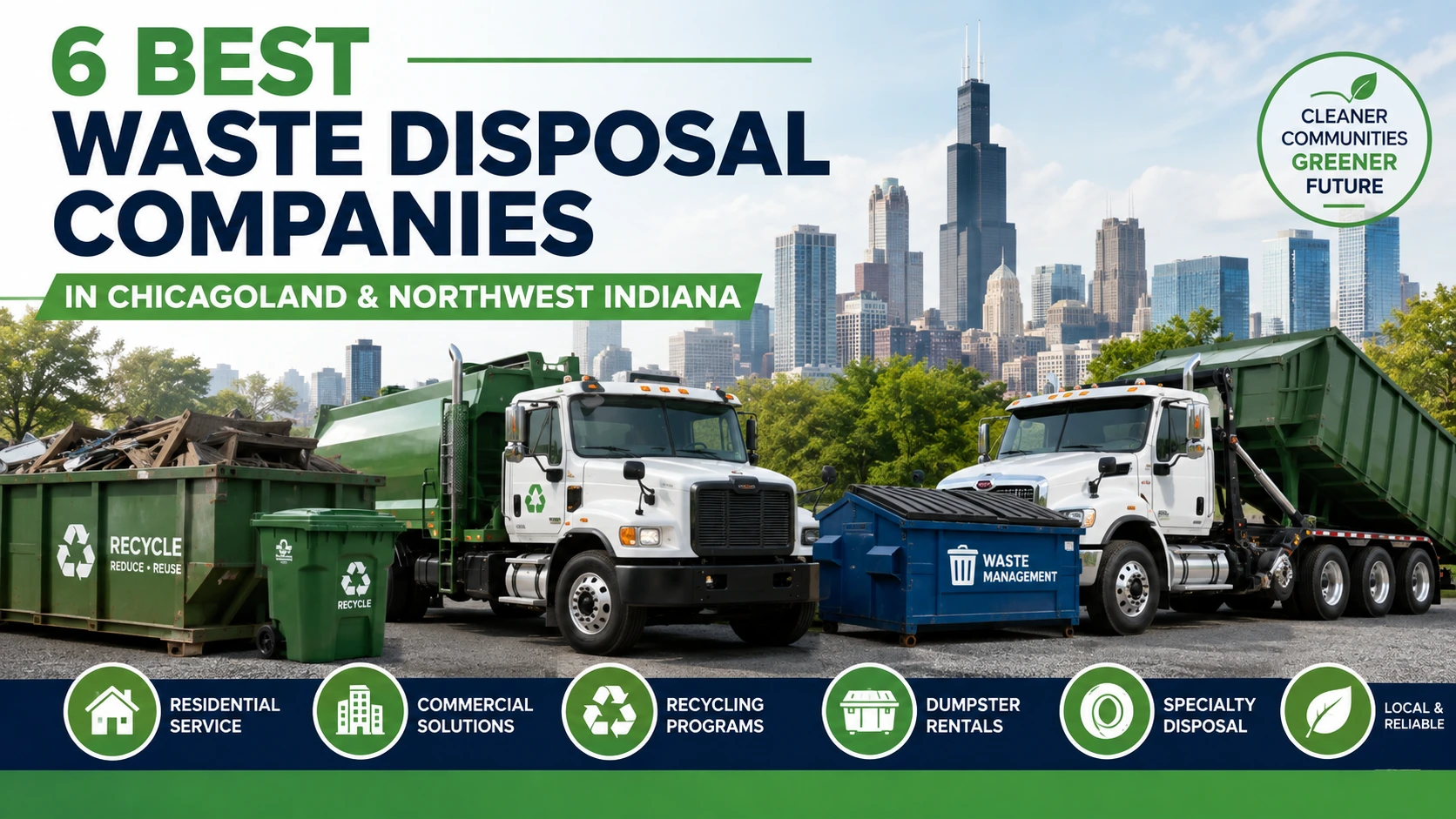 6 best waste disposal companies in Chicagoland and Northwest Indiana