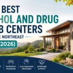Modern alcohol and drug rehabilitation center in the Northeast with a welcoming recovery facility, representing the top rehab centers for detox, inpatient treatment, outpatient care, and addiction recovery in 2026.