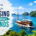Best times of year for cruising across Indonesia's islands with a traditional sailing yacht and tropical scenery