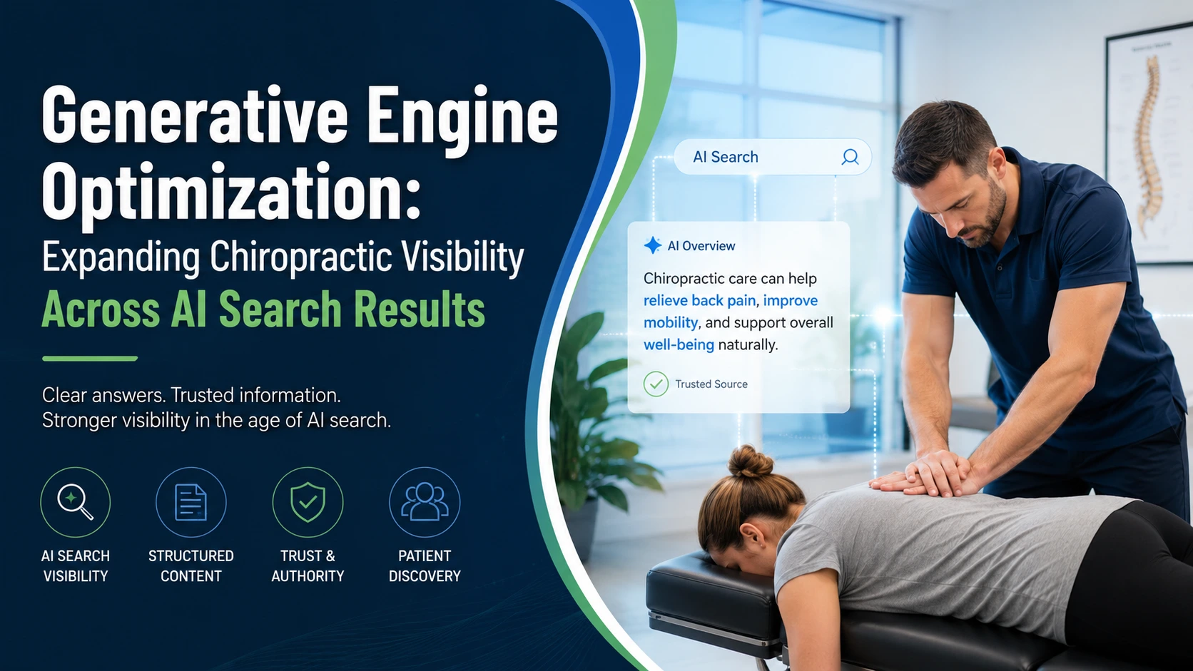 Generative engine optimization helping chiropractic clinics improve visibility across AI search results