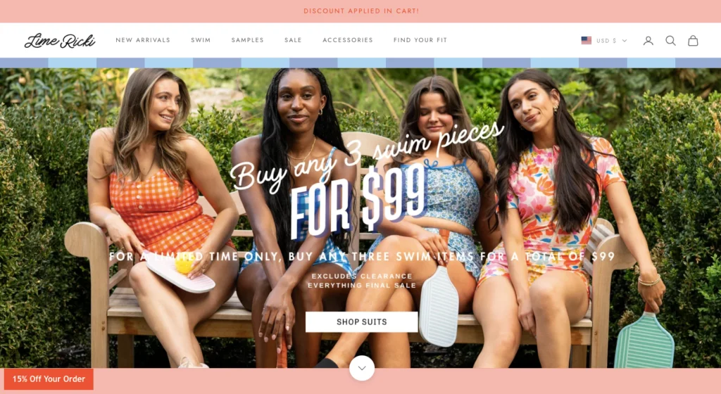 Lime Ricki stylish swimwear collection featuring inclusive sizes and colorful designs