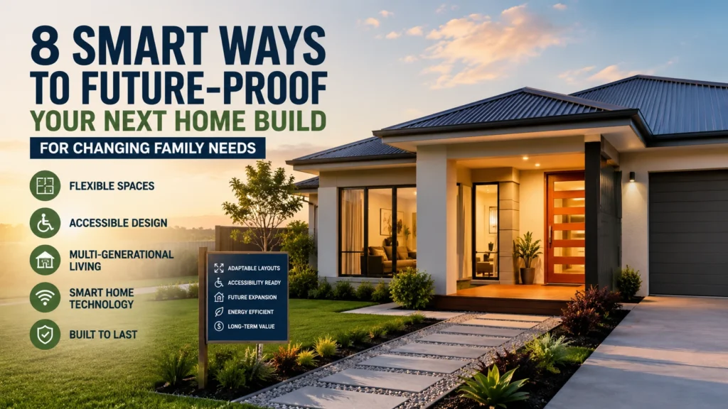 8 smart ways to future-proof your next home build for changing family needs