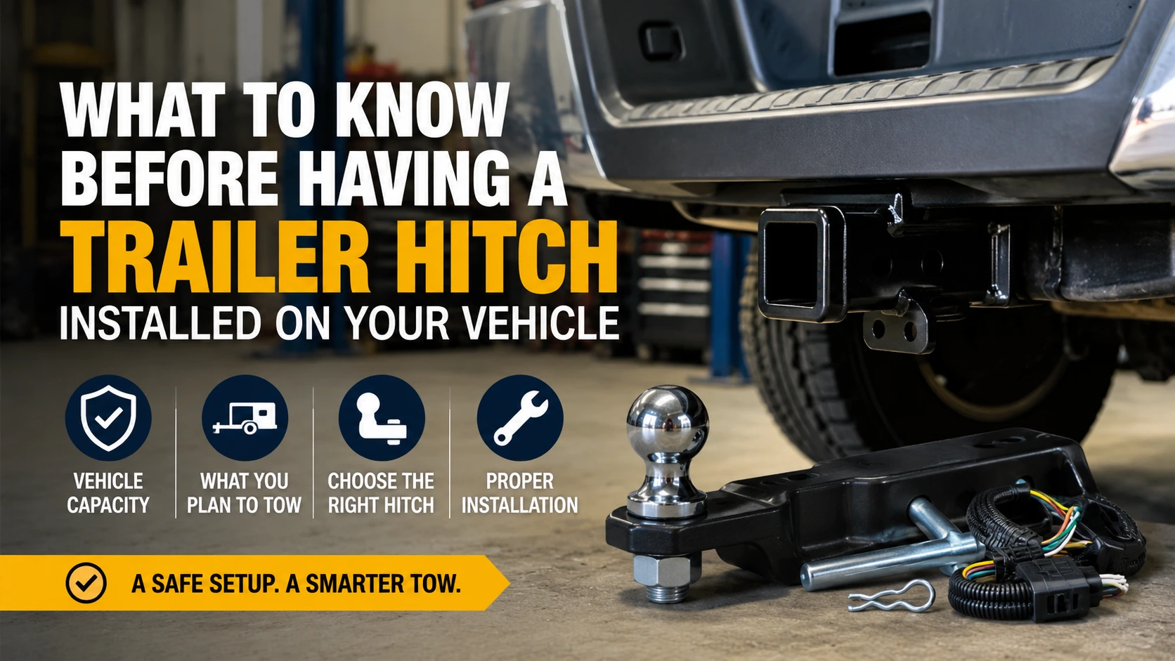 What to know before having a trailer hitch installed on your vehicle