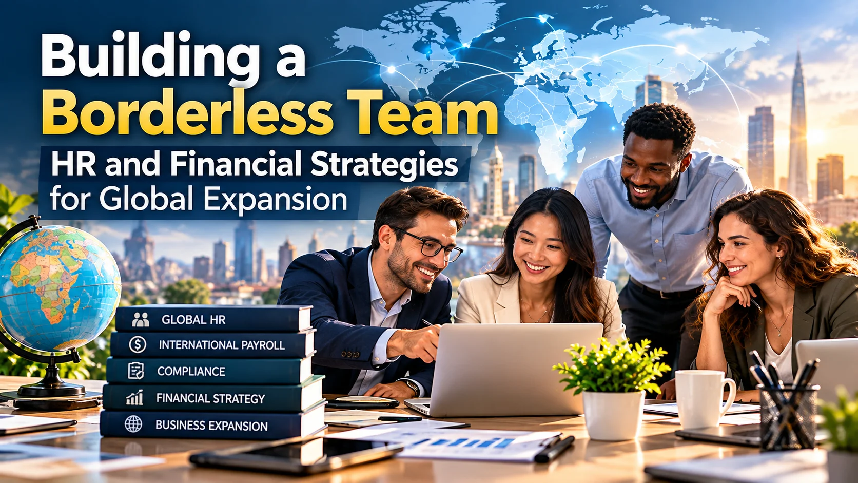 Building a borderless team with global HR and financial strategies for international expansion