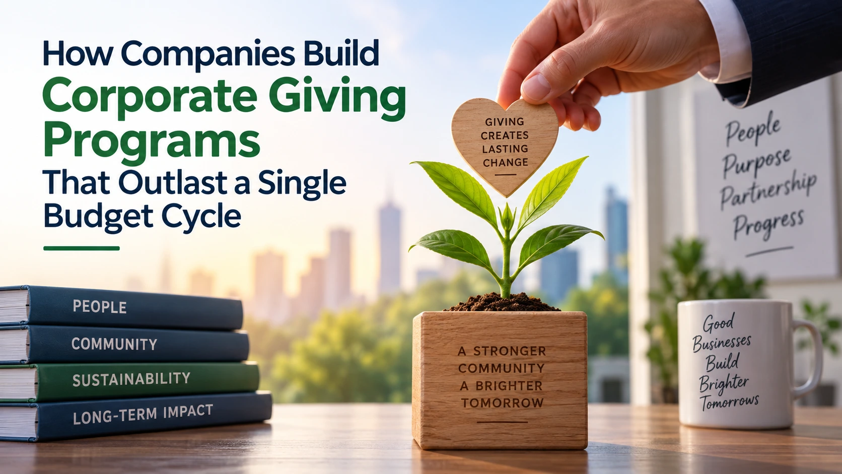 Corporate giving programs built for long-term community impact and sustainability