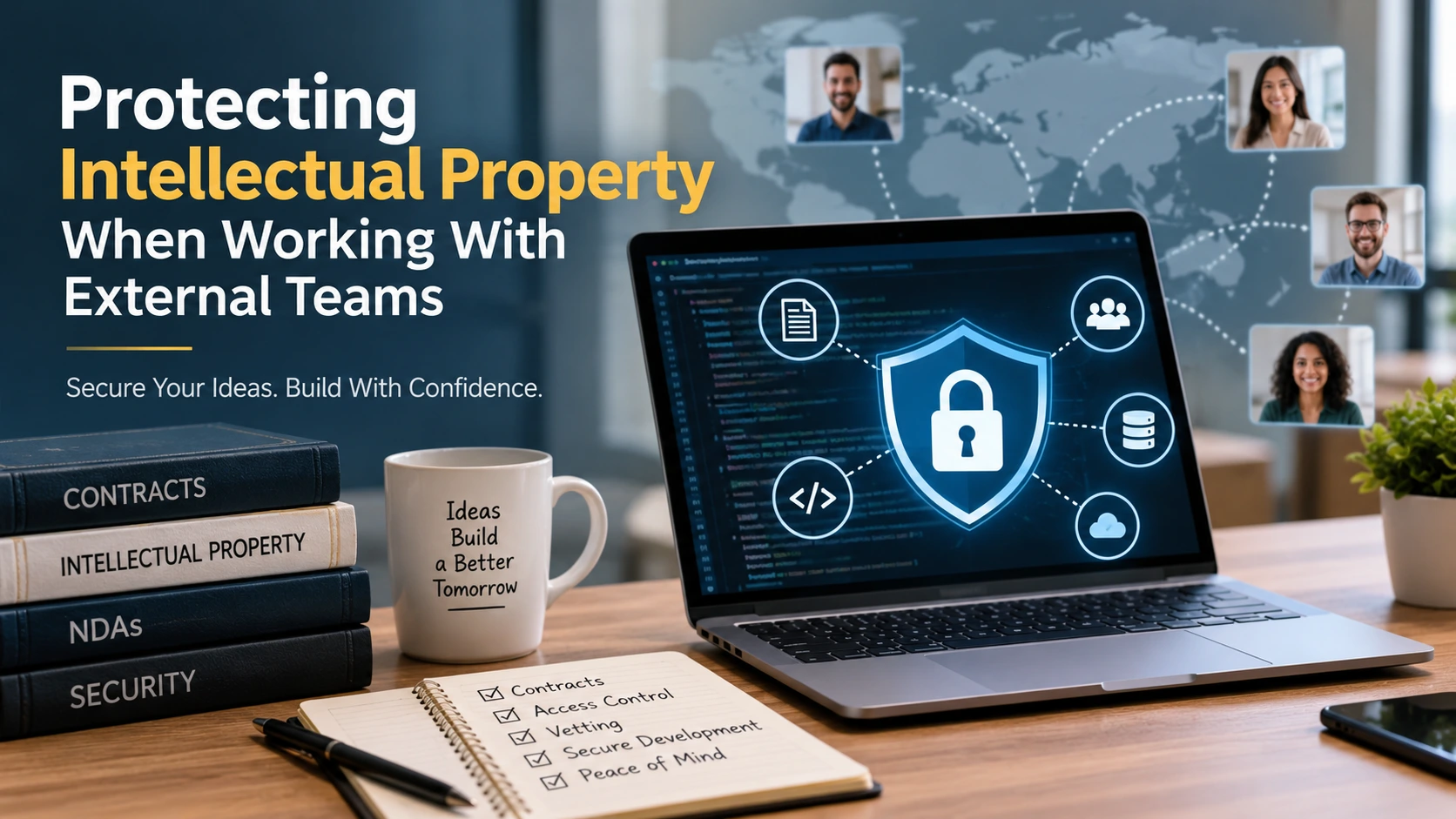 Protecting intellectual property when working with external development teams