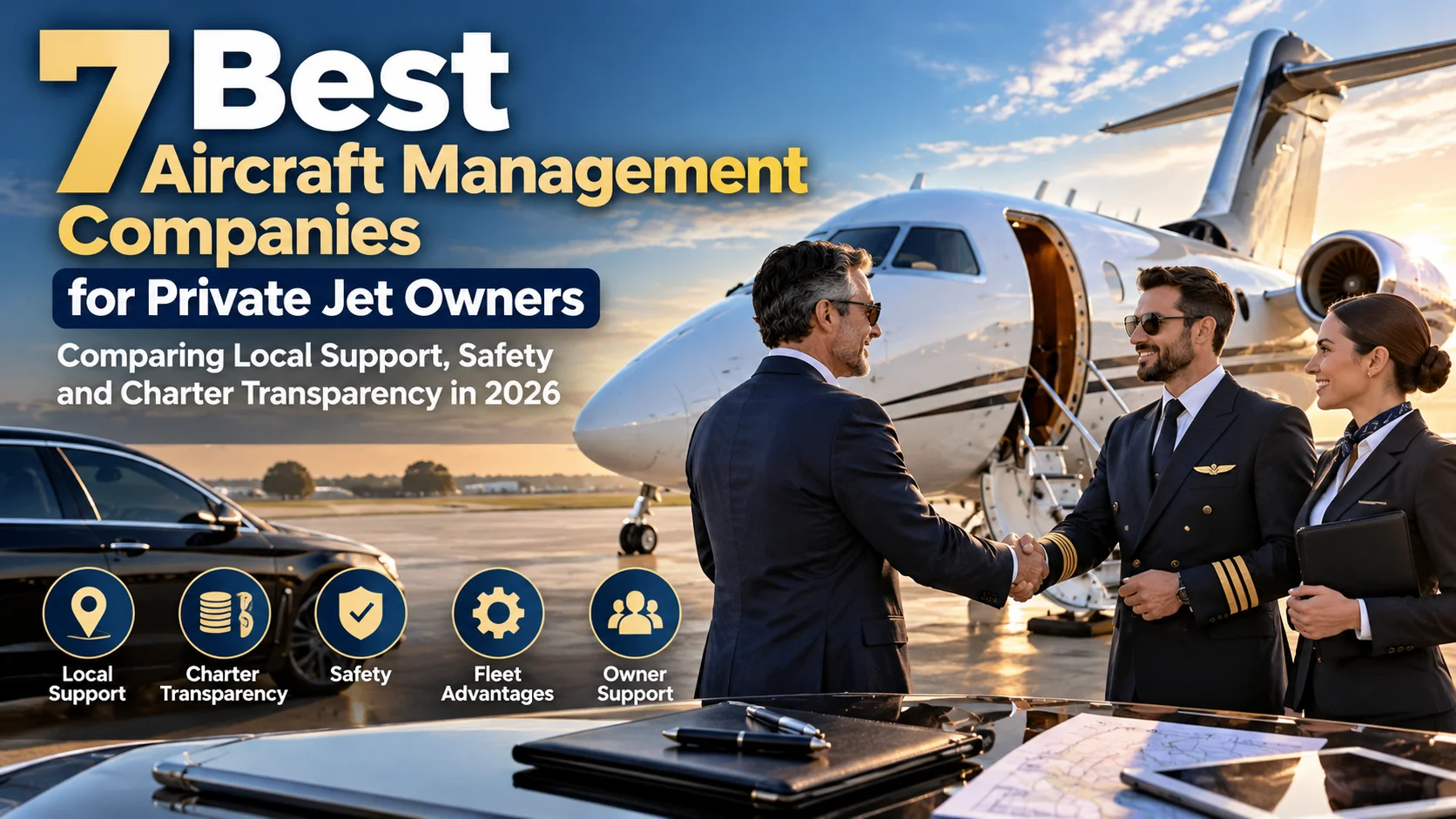 7 best aircraft management companies for private jet owners comparing local support, safety and charter transparency in 2026
