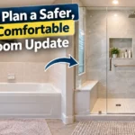 Safer and more comfortable bathroom update with a tub-to-shower conversion